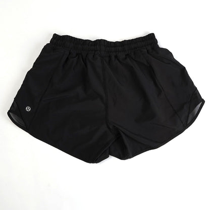 Lululemon Hotty Hot Short II *Long 4" Inseam Black - 6 Tall