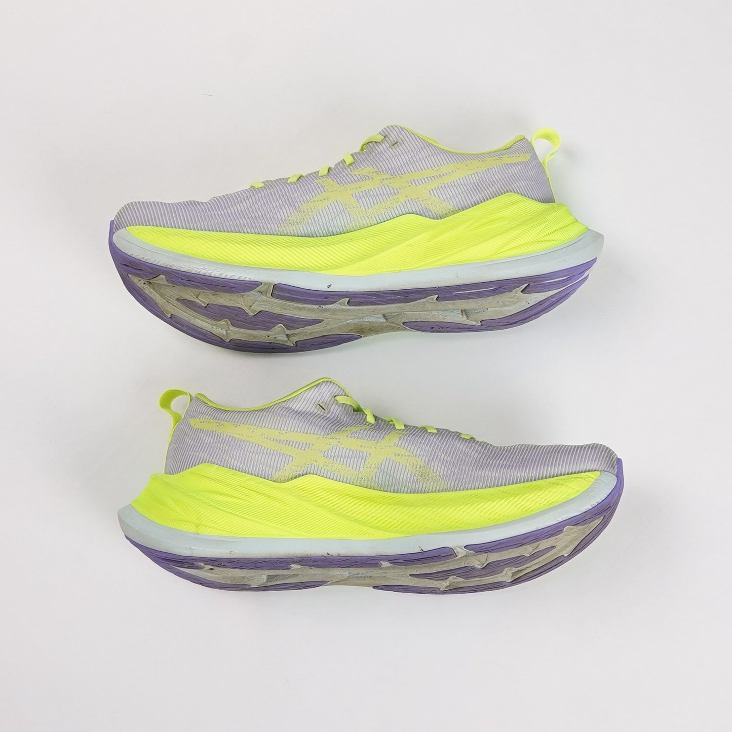 Asics Superblast 301 Hazard Green Amethyst Purple Running Sneaker - Mens 10.5 / Womens 9