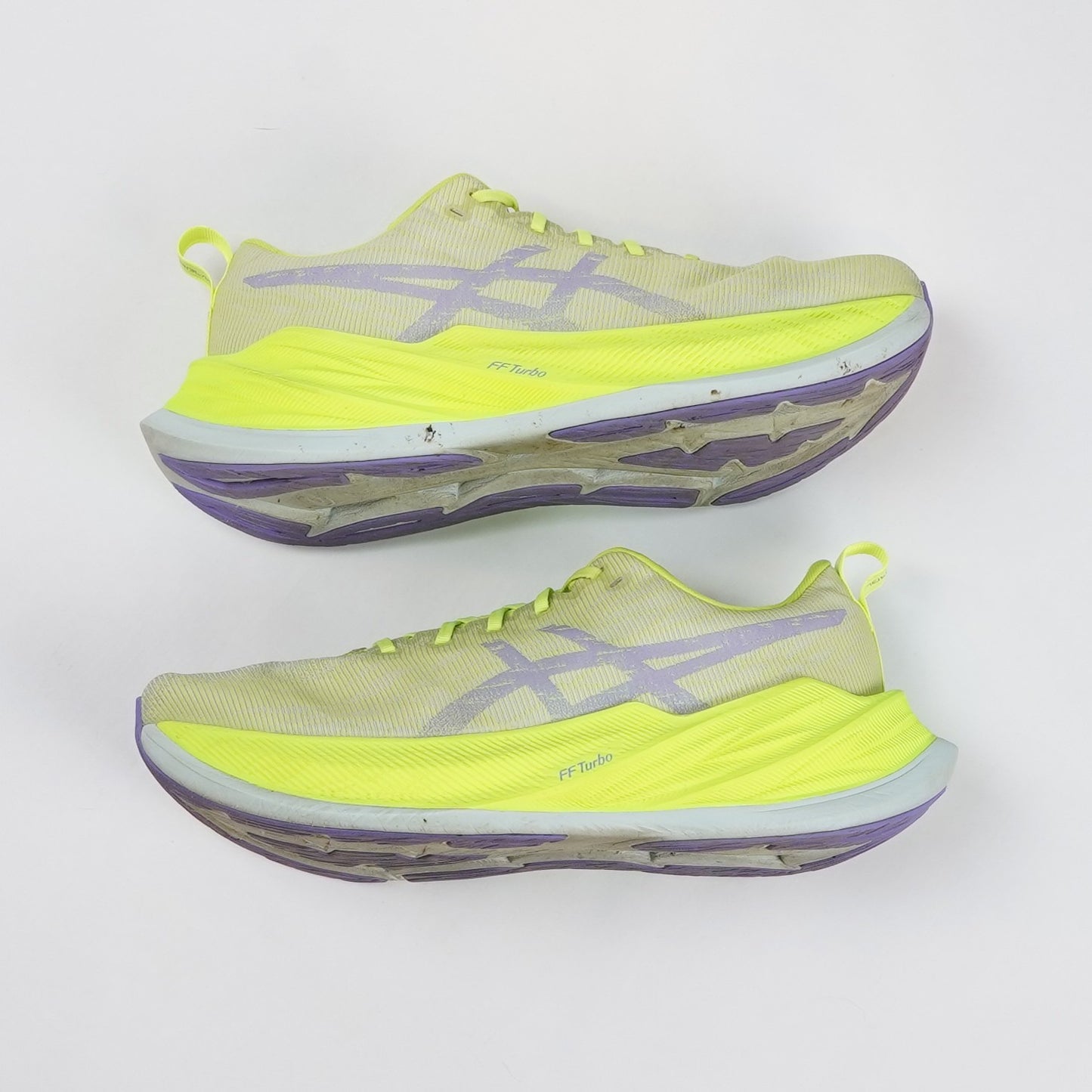 Asics Superblast 301 Hazard Green Amethyst Purple Running Sneaker - Mens 10.5 / Womens 9
