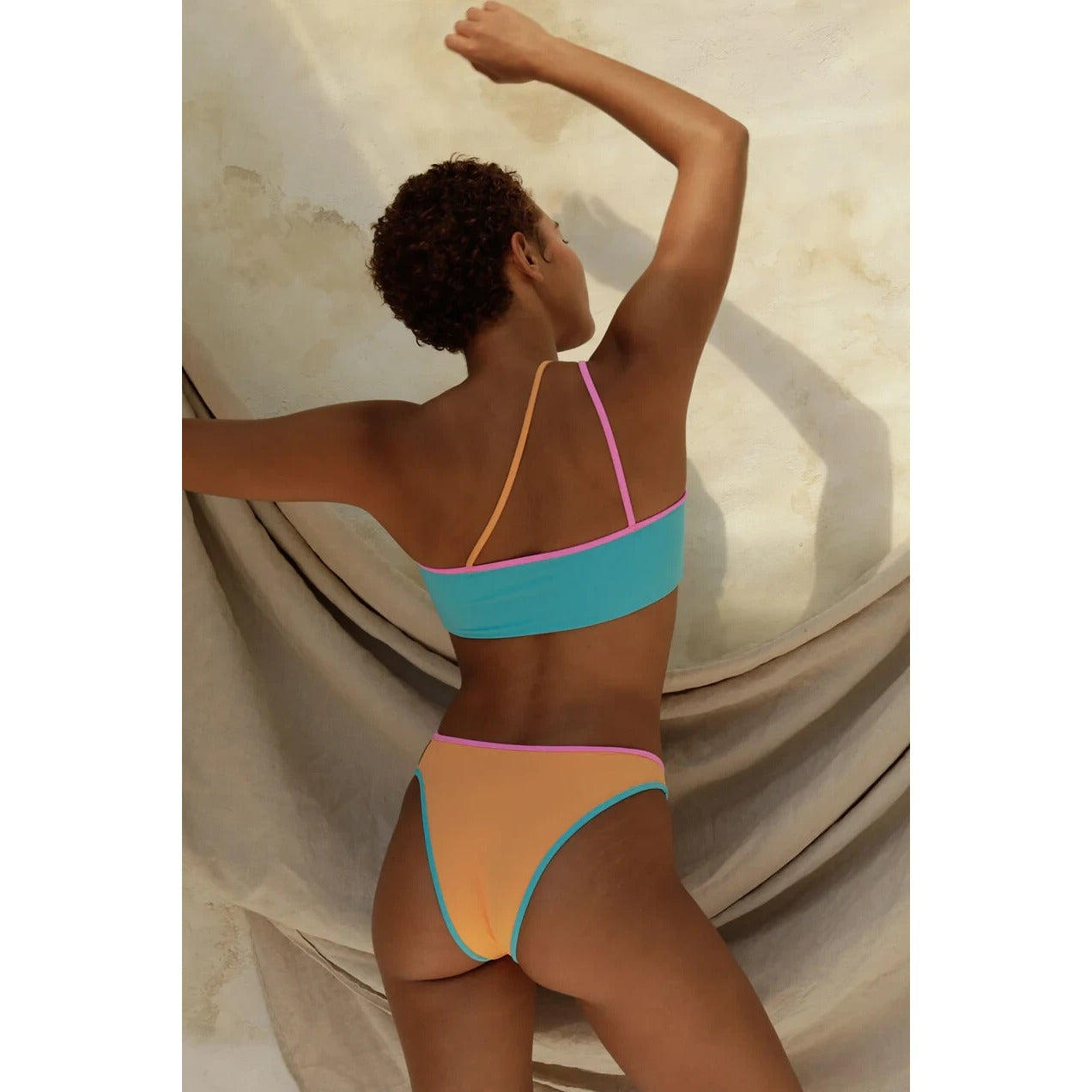 Stone Fox Swim Echo Top & Ibiza Bottom Set Rawhide Brown - S