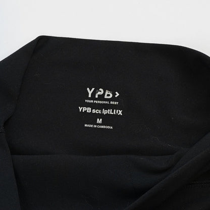 YPB Abercrombie sculptLUX Bike Short Black Workout - M