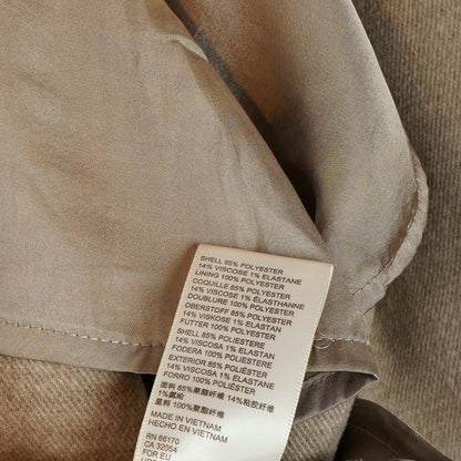 Free People Hannah Slouchy Beige Oversize Blazer Coat - XS