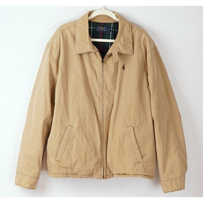 Polo Ralph Lauren Harrington Bi-Swing Jacket Vintage Khaki - XXL