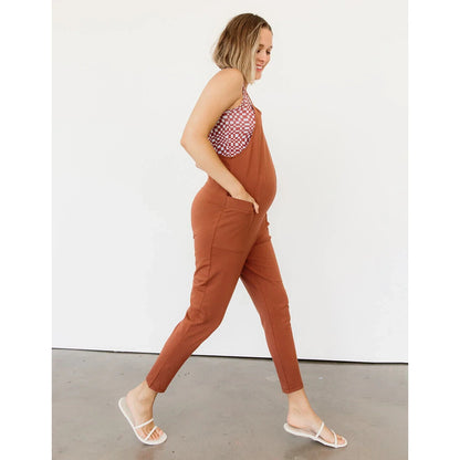 STORQ Anytime Overalls in Cinnamon Maternity/Nursing Friendly - 4