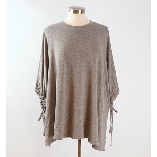Motherhood Maternity Nursing Poncho Sweatshirt - Grey - One Size