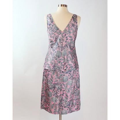 J Crew X Abigail Borg Silk Skirt Tank Set Prairie Rose - 6