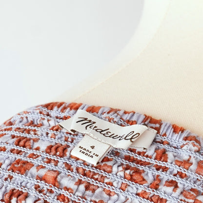 Madewell Button-Front Smocked-Back Top in Piccola Floral - 4