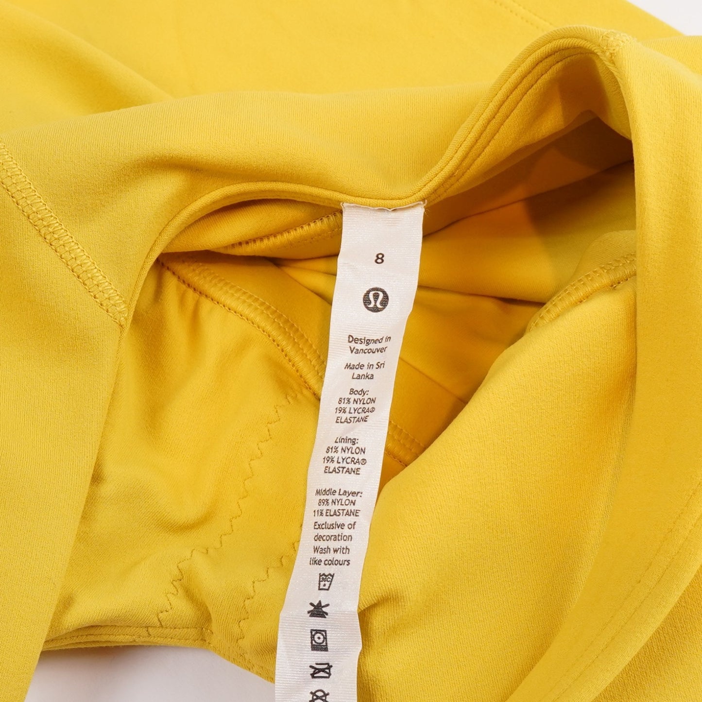 Lululemon Align Crop Tank Yellow Serpentine - 8