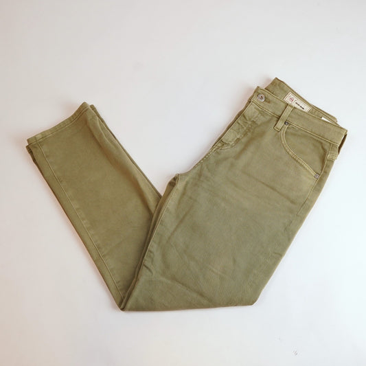 AG Adriano Goldschmied Ex Boyfriend Slouchy Slim Jeans Olive -  27