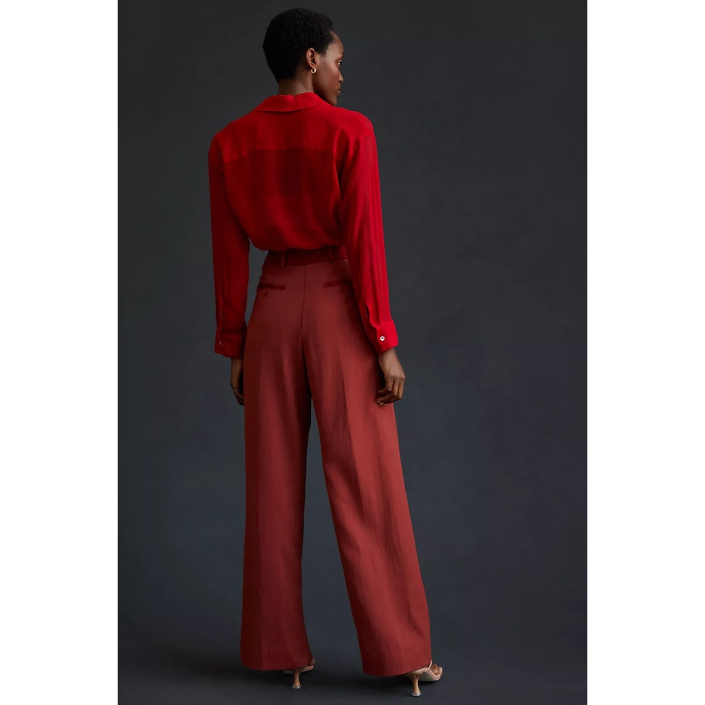 Tiny Anthropologie Noreen Trouser Pants Burnt Orange - 2