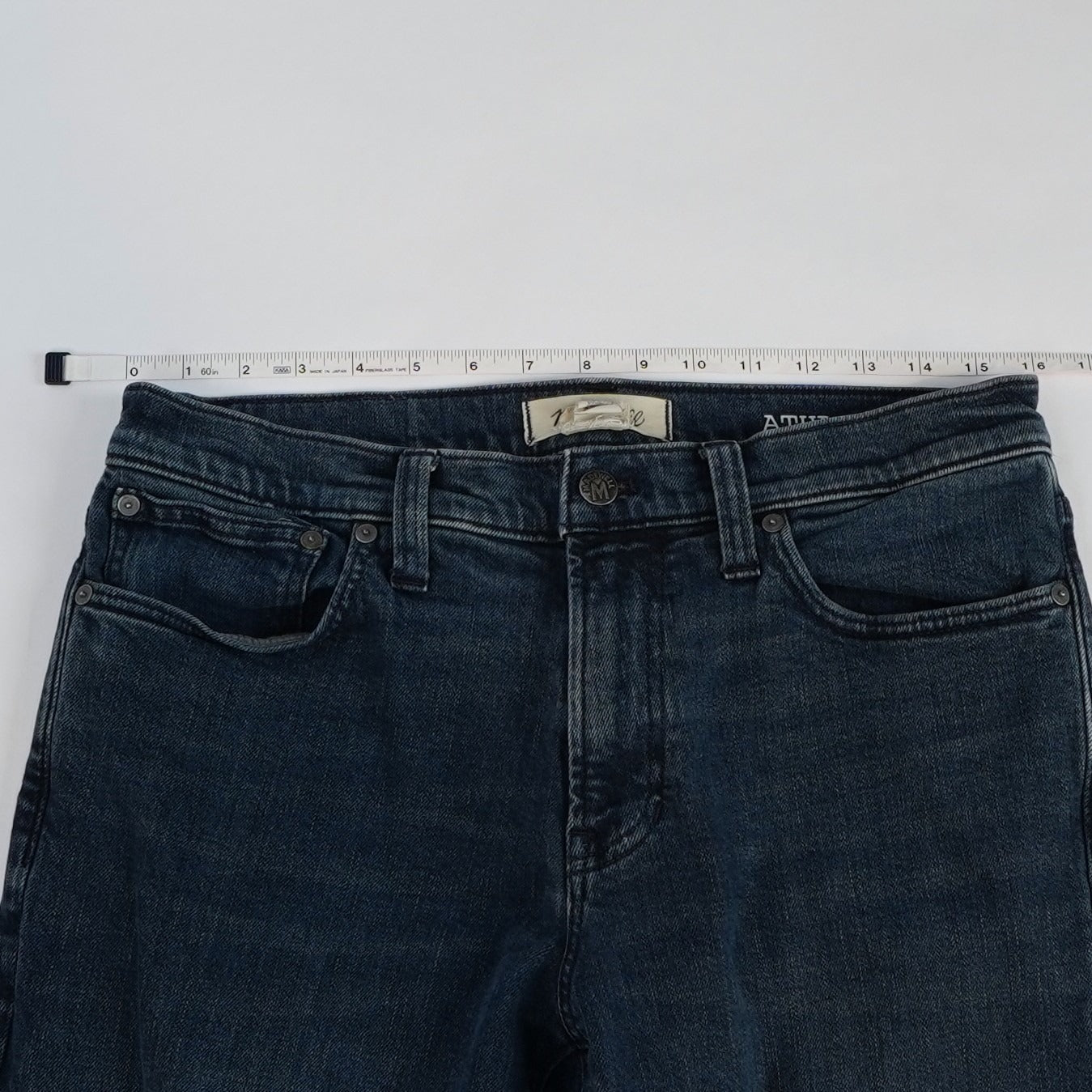 Madewell Athletic Slim Jeans Dark Wash Denim - 32 x 32