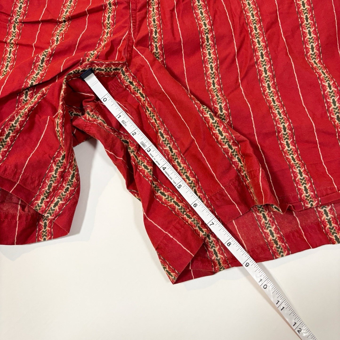 Polo Sport Ralph Lauren Red Tribal Aztec Swim Trunks Vintage - XXL