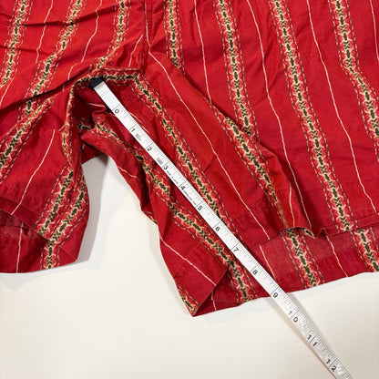 Polo Sport Ralph Lauren Red Tribal Aztec Swim Trunks Vintage - XXL