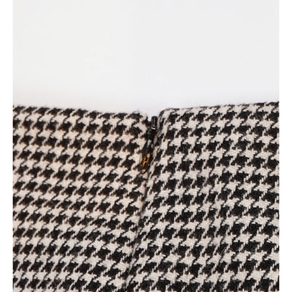 L.K. Bennett Nina Houndstooth Sweetheart Sheath Dress - 8