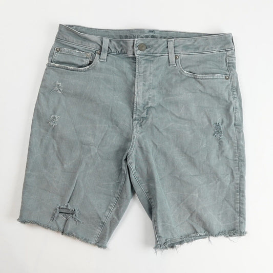 American Eagle Ne(x)t Level Airflex Distressed Denim Shorts