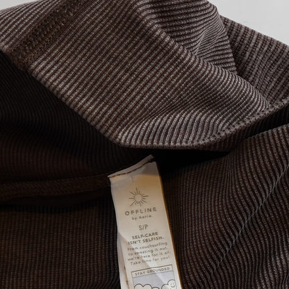 Offline by Aerie Totally Textured Seamless Leggings Relic Brown - S