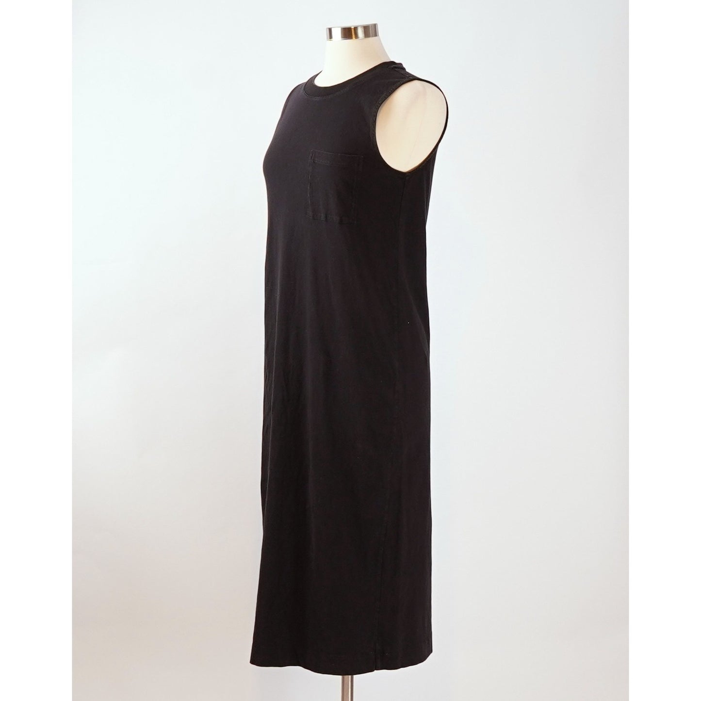 Everlane The Weekend Tank Midi Shirt Dress Black - M