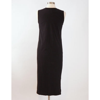 Everlane The Weekend Tank Midi Shirt Dress Black - M