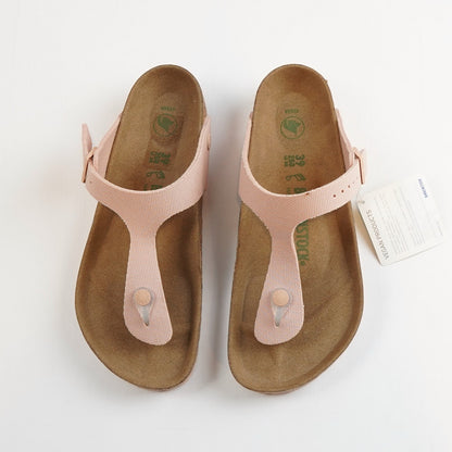 Birkenstock Gizeh Sandal Vegan Blush Pink Canvas - 39 Regular