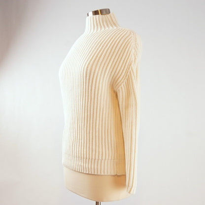 Gap Chunky Knit Mock Neck Sweater 100% Cotton - S