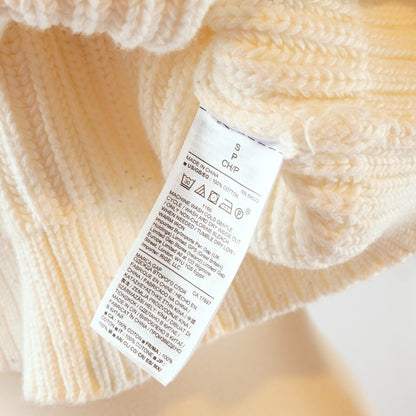 Gap Chunky Knit Mock Neck Sweater 100% Cotton - S