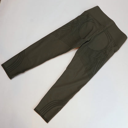 Fanka Body Sculpt Side Pocket 7/8 Compression Leggings Olive - XL