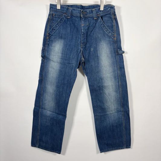 Vintage Polo Jeans Co. Ralph Lauren Carpenter Jeans Baggy Y2K - 32x30