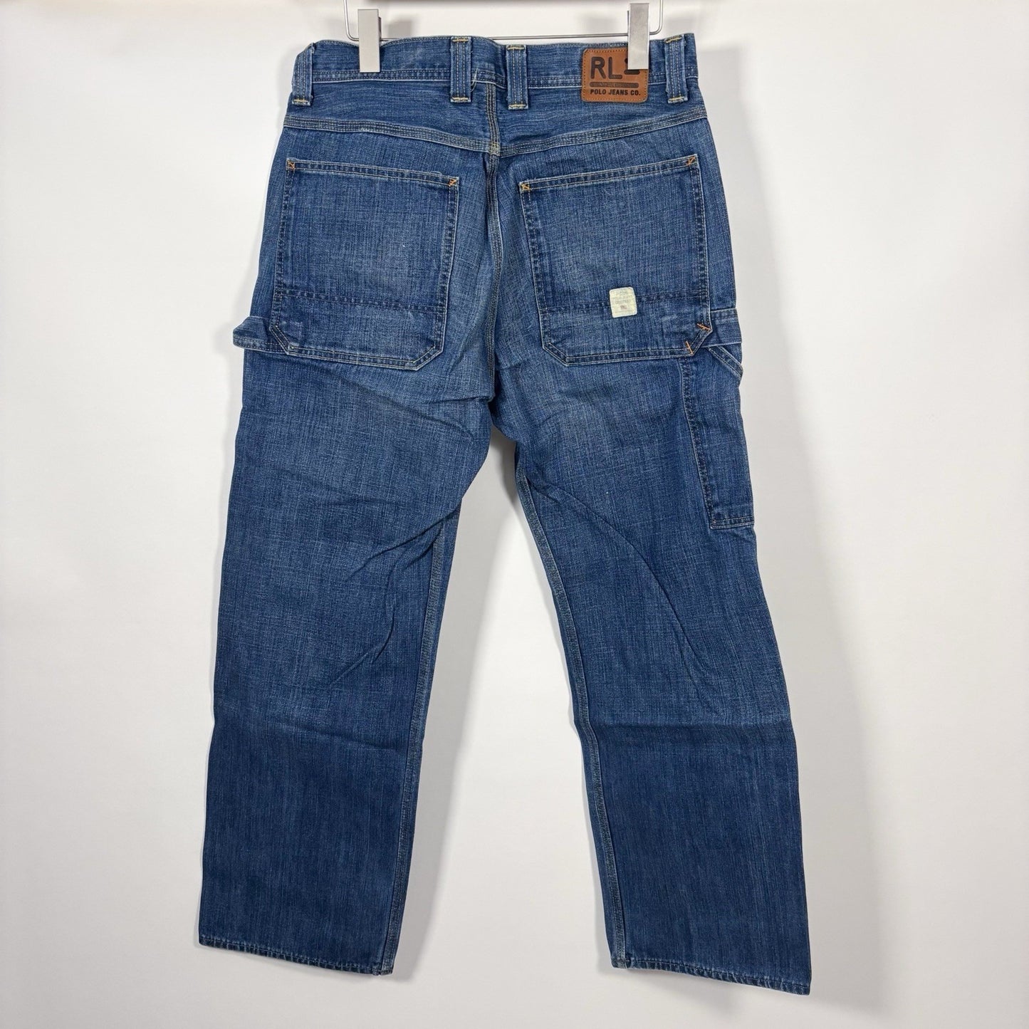 Vintage Polo Jeans Co. Ralph Lauren Carpenter Jeans Baggy Y2K - 32x30