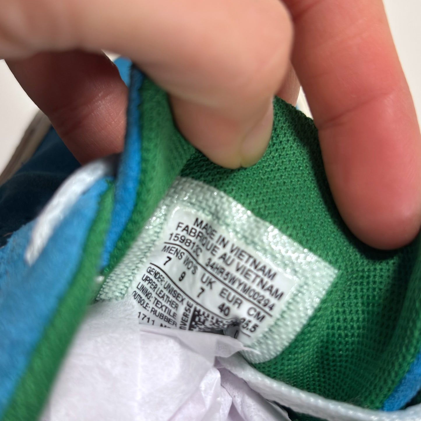 Converse One Star OX Sneakers Hawaiian Ocean/Jolly Green - W9 / M7