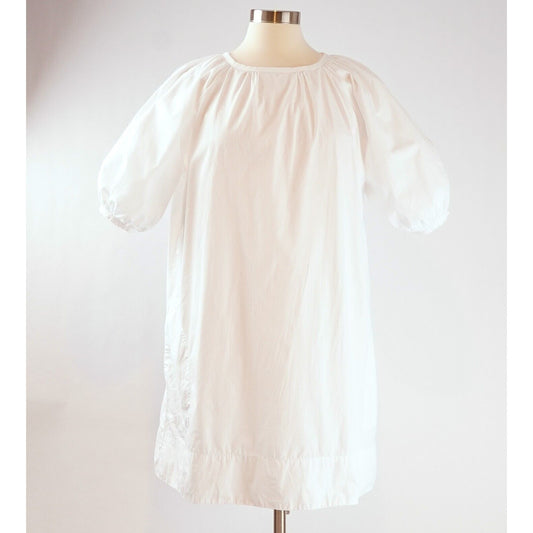 LAKE Pajamas White Cotton Dress - M