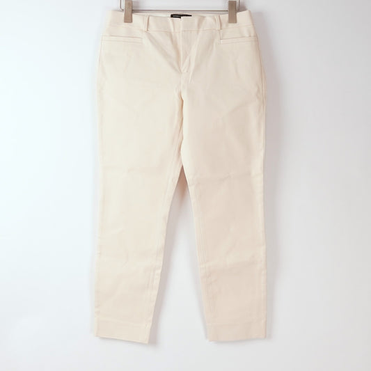 Banana Republic SLOAN Slim Ankle Pants Bone/Ivory - 6