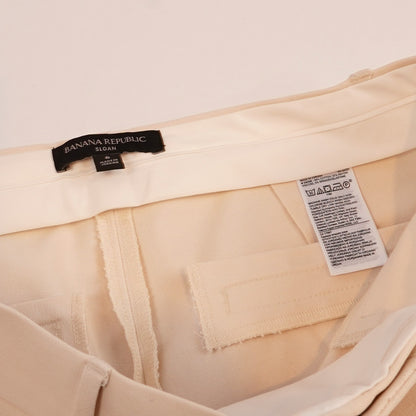 Banana Republic SLOAN Slim Ankle Pants Bone/Ivory - 6
