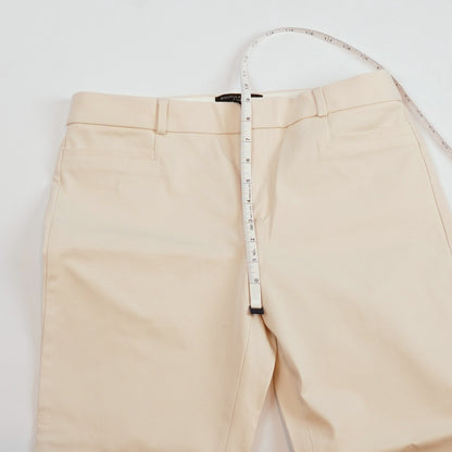 Banana Republic SLOAN Slim Ankle Pants Bone/Ivory - 6