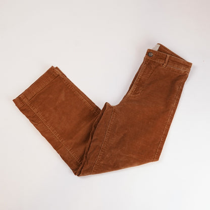 Everlane Wide Leg Corduroy Pants in Toasted Coconut Brown - 6