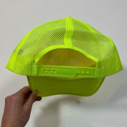Cloud 9 Aspen Snowmass Trucker Rope Hat Neon Yellow SnapBack