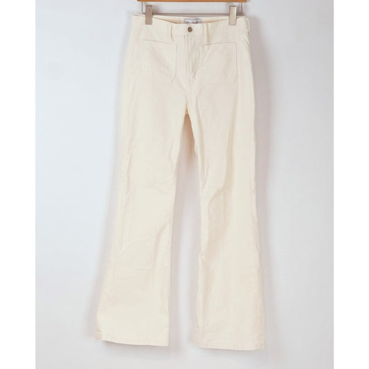 Gap 70's High Rise Flare Corduroy Jeans Cream White - 28/6