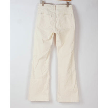 Gap 70's High Rise Flare Corduroy Jeans Cream White - 28/6