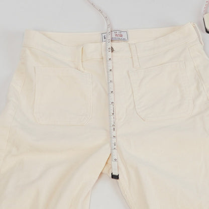 Gap 70's High Rise Flare Corduroy Jeans Cream White - 28/6