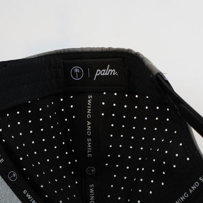 Palm Golf Co. Uppers Snapback Hat Heather Gray Maroon Purple - NWT