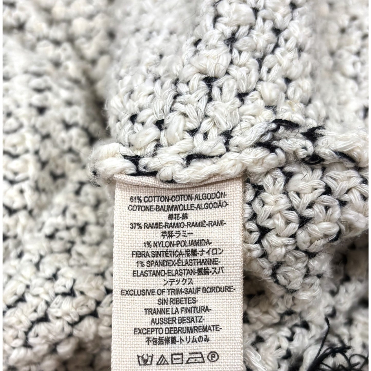 Free People Love Me Tender Fringe Open Front Hooded Cardigan Cotton - M