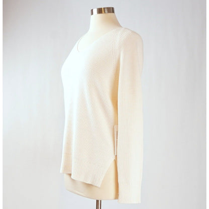 Athleta Hanover V-Neck Sweater in Ivory - XS