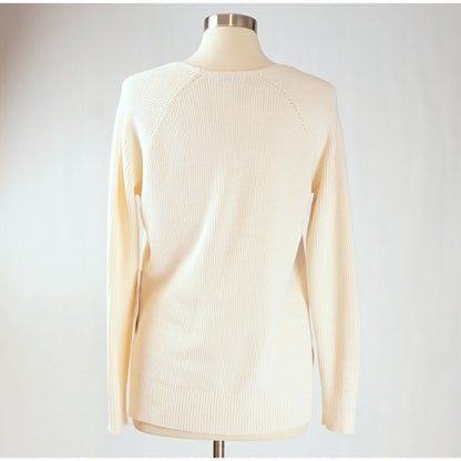 Athleta Hanover V-Neck Sweater in Ivory - XS