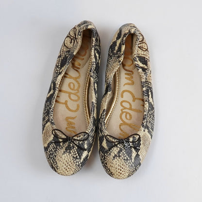 Sam Edelman Felicia Ballet Flat Snake Print -  8