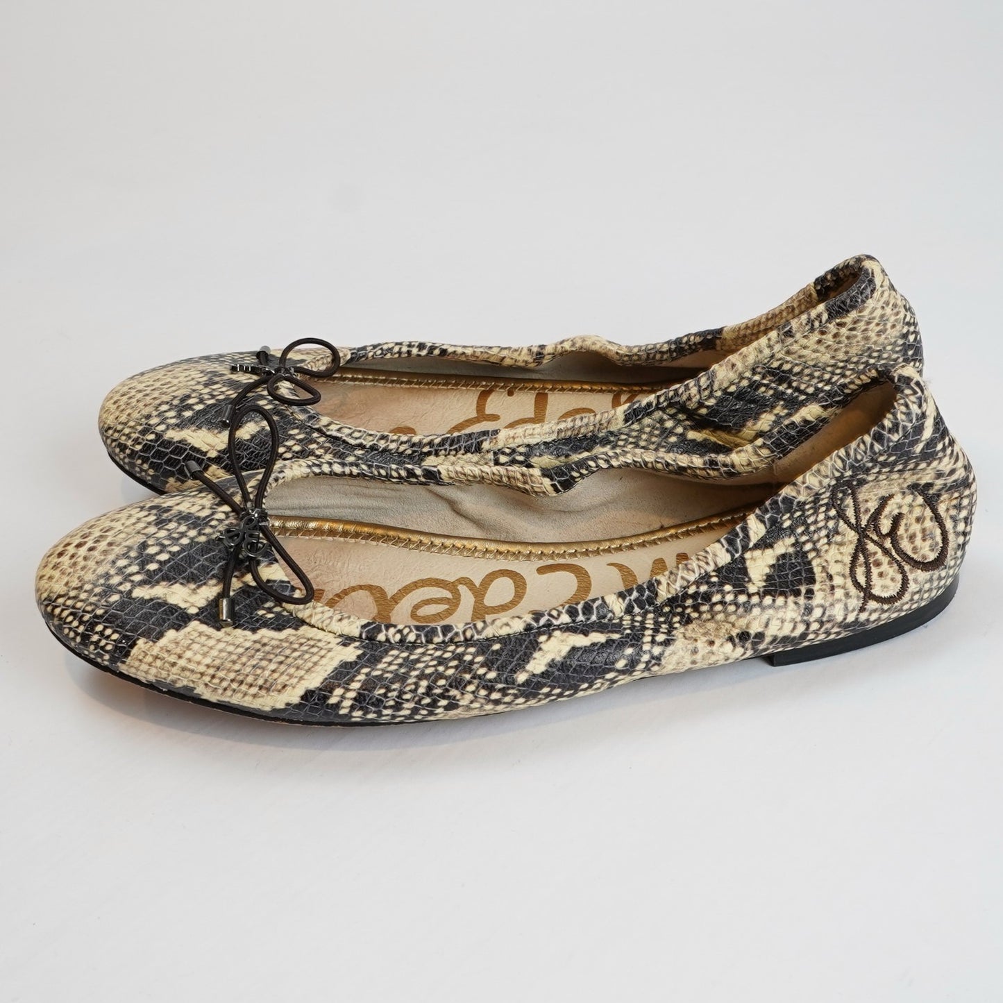Sam Edelman Felicia Ballet Flat Snake Print -  8