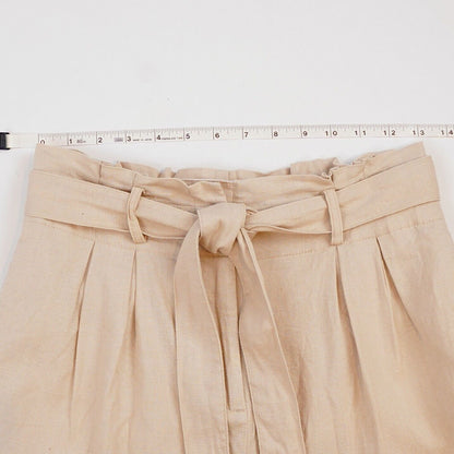 Ann Taylor Linen Paperbag Trouser Pants - S Petite