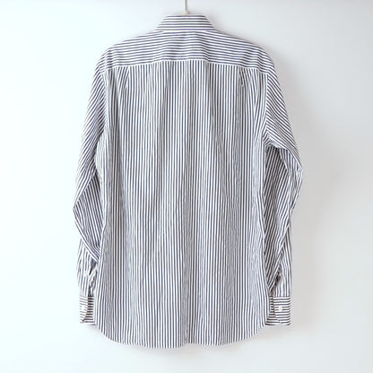 Ermenegildo Zegna Striped Long Sleeve Button Down Collared Shirt - 39 Medium