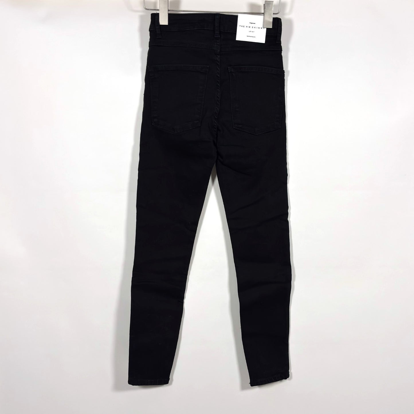 Zara Black High Waist Classic Skinny Denim Jeans - 2