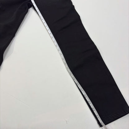 Zara Black High Waist Classic Skinny Denim Jeans - 2