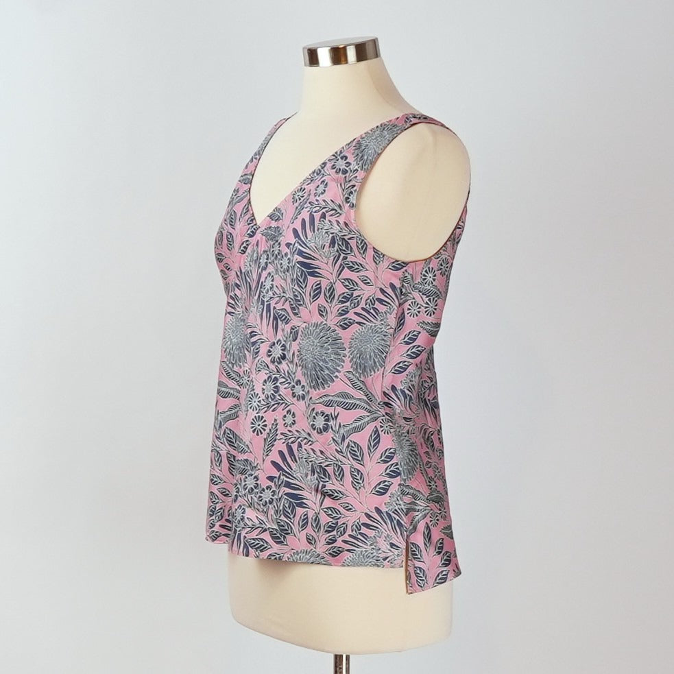 J Crew X Abigail Borg Silk Tank Prairie Rose - 6