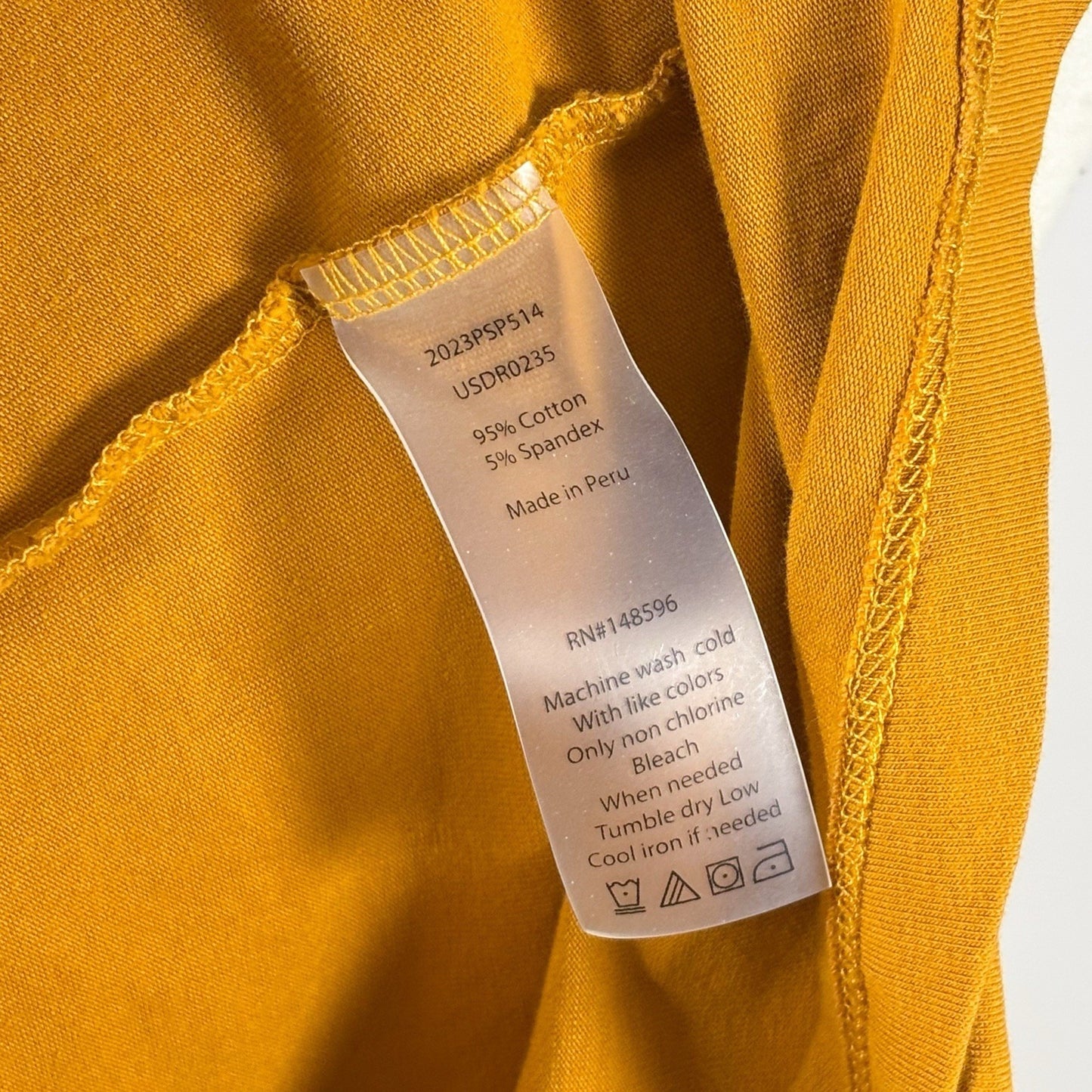 Universal Standard Misa Jersey Front Tie Dress Yellow Mustard - 2X